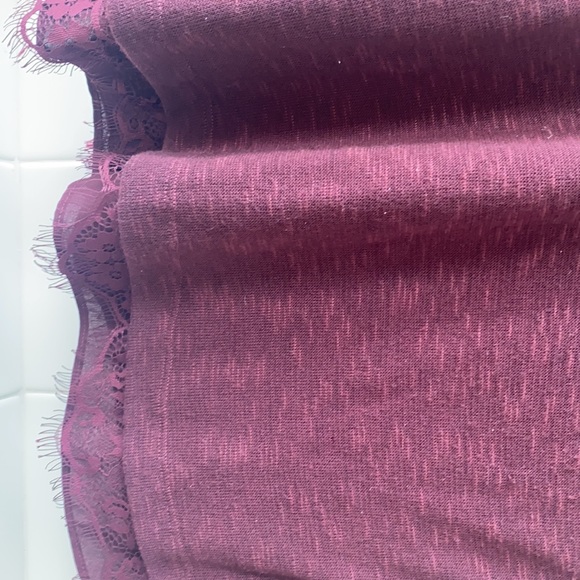 Long Sleeve Shirt with Lace Detail - Picture 2 of 2